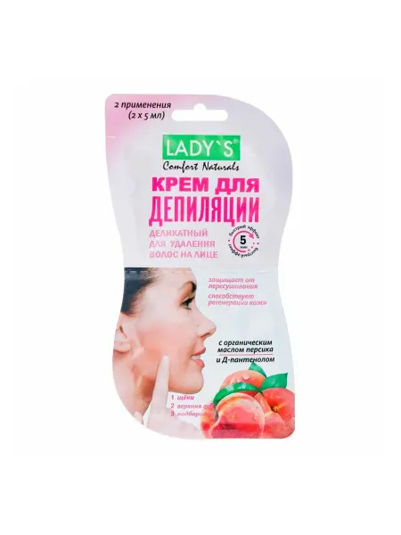 Lady`s Крем для депиляции для удаления волос на лице