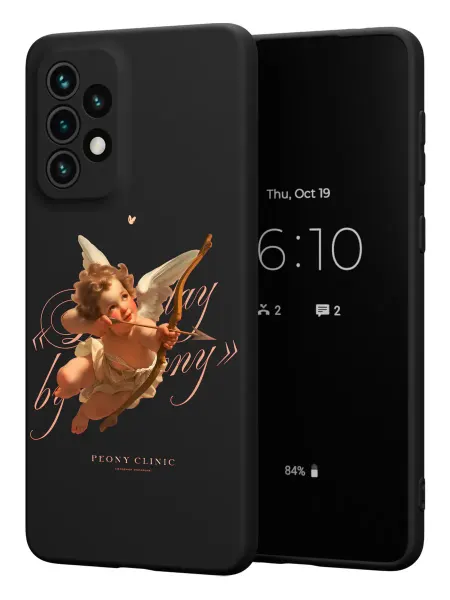 PBl store Чехол на Samsung A33 5G с принтом Купидон y2k