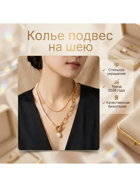 Колье с жемчугом