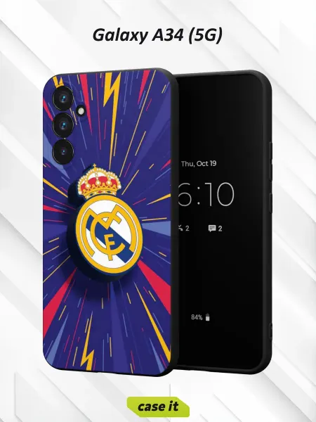 Case it Чехол на Samsung A34 5G с принтом Мадридский Реал