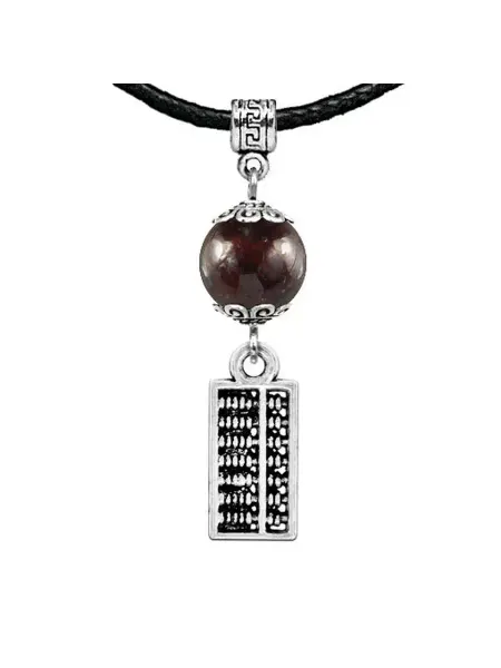 Runes&Gems Амулет Счеты (богатство), гранат