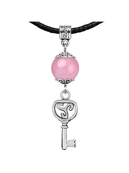 Runes&Gems Амулет Ключ (на счастье), розовый кварц