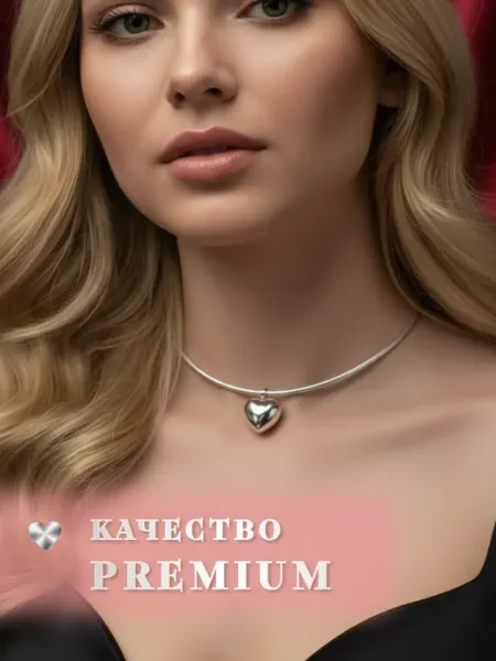 Чокер Колье Сердце