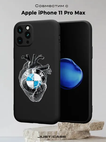 Принт-бутик Чехол на iPhone 11 Pro Max с принтом Логотип BMW