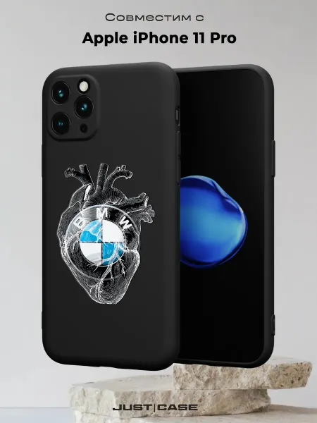 Принт-бутик Чехол на iPhone 11 Pro с принтом Логотип BMW