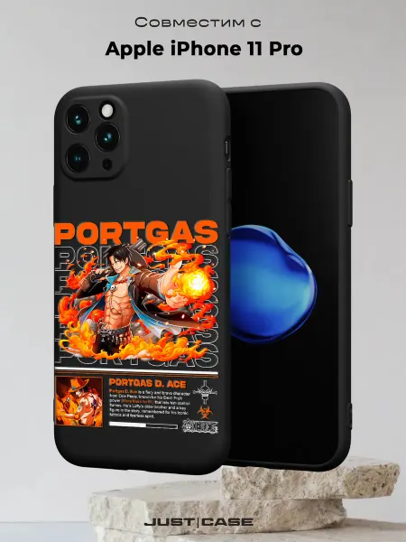 Принт-бутик Чехол на iPhone 11 Pro с принтом Портгас Д. Эйс