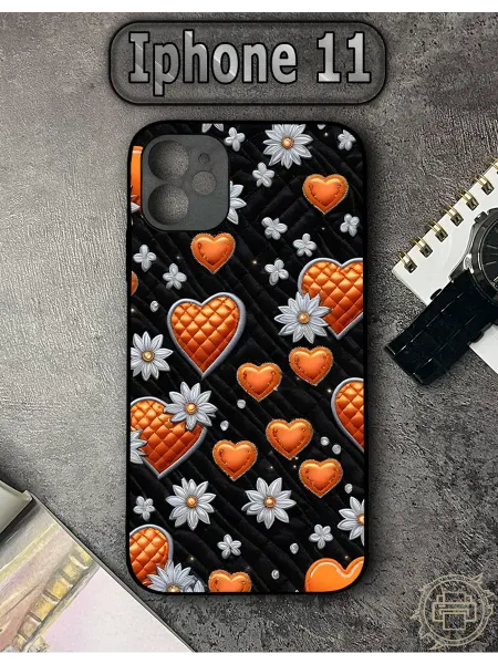 TypoPrint Чехол на iPhone 11 с принтом Сердечки