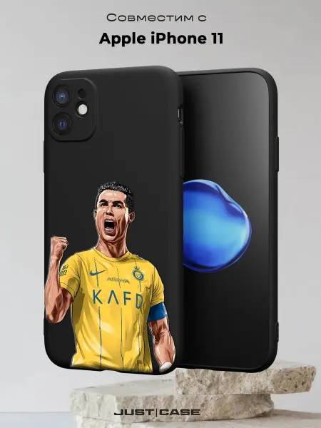 Принт-бутик Чехол на iPhone 11 с принтом Криштиану Роналду