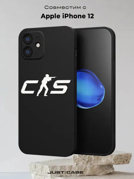Принт-бутик Чехол на iPhone 12 с принтом Counter-Strike