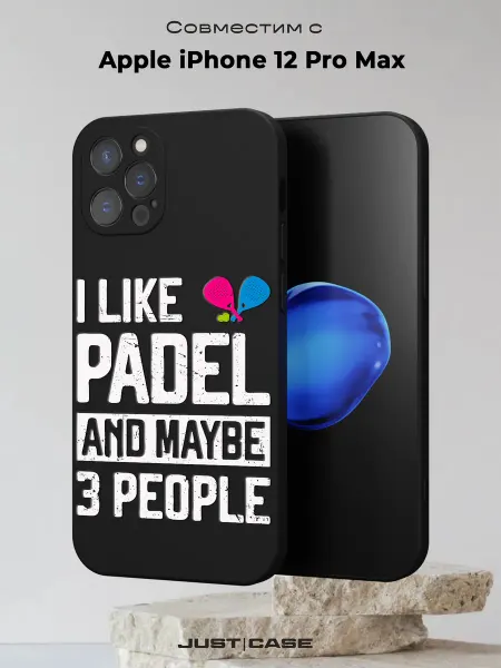 Принт-бутик Чехол на iPhone 12 Pro Max с принтом I Like Padel