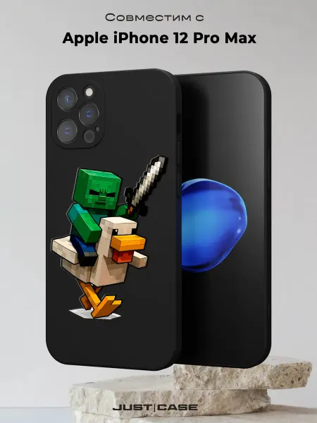 Принт-бутик Чехол на iPhone 12 Pro Max с принтом Minecraft
