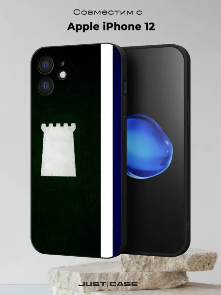 Принт-бутик Чехол на iPhone 12 с принтом Республика Дагестан