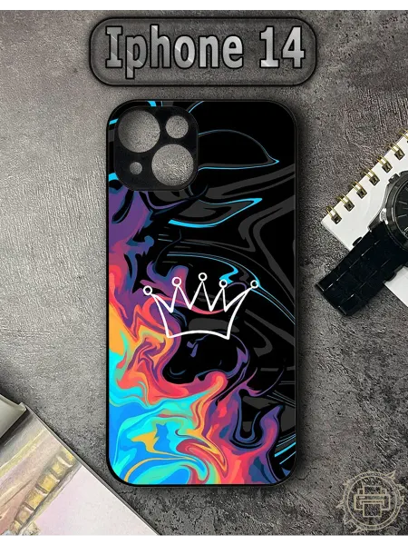 TypoPrint Чехол на iPhone 14 с принтом Корона