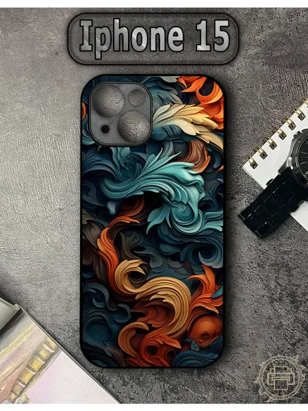 TypoPrint Чехол на iPhone 15 с принтом Абстракция