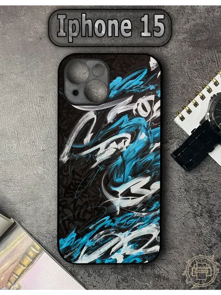 TypoPrint Чехол на iPhone 15 с принтом Граффити