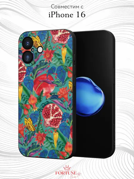 Fortune Case Чехол на Apple IPhone 16 с принтом Узоры