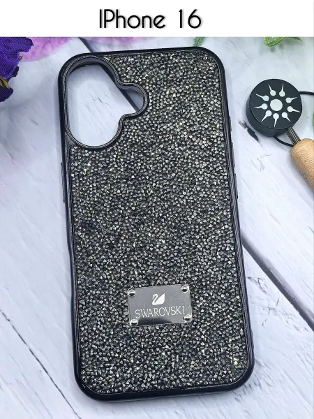 SALMAN COVERS Чехол на iphone 16 со стразами Swarovski