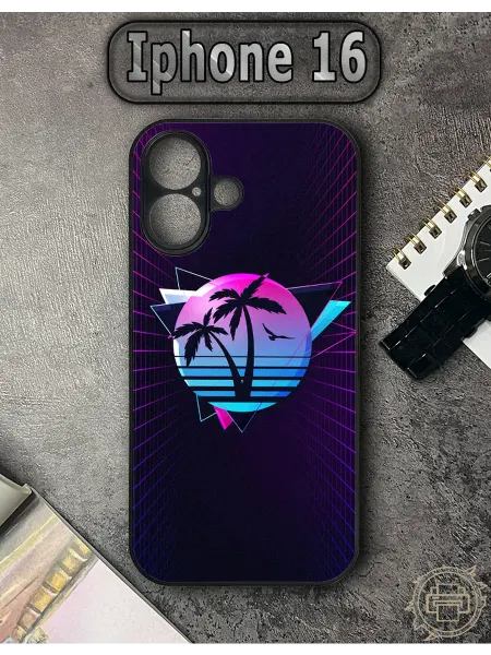TypoPrint Чехол на iPhone 16 с принтом Ретро