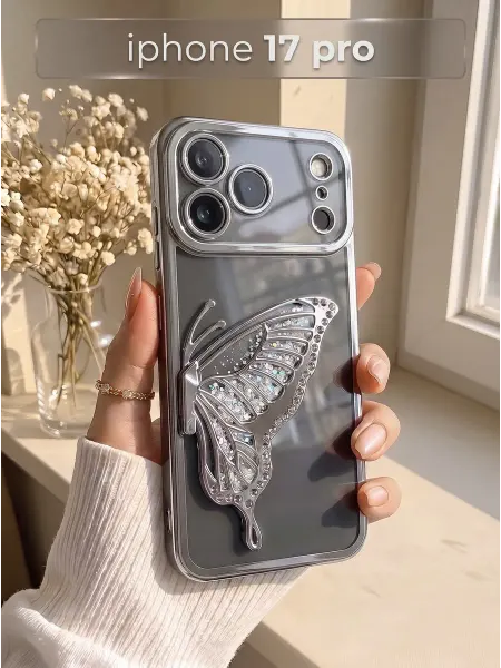 РИНОФОН Чехол с бабочкой на Apple iPhone 17 Pro