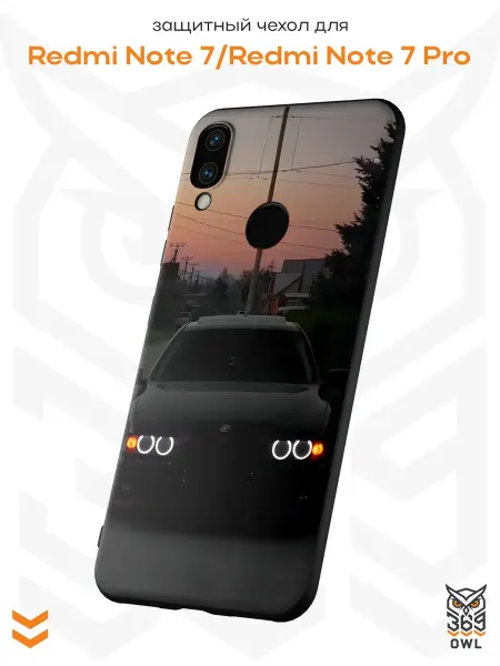 OWL369 Чехол на Xiaomi Redmi Note 7 с принтом BMW