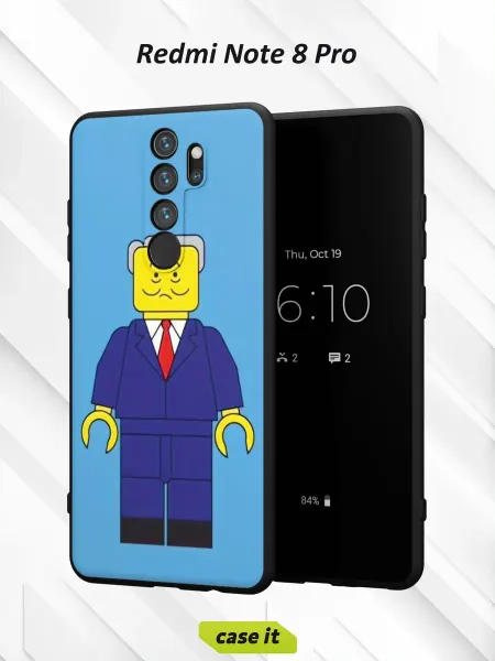 Case it Чехол на Redmi Note 8 Proс принтом Лего