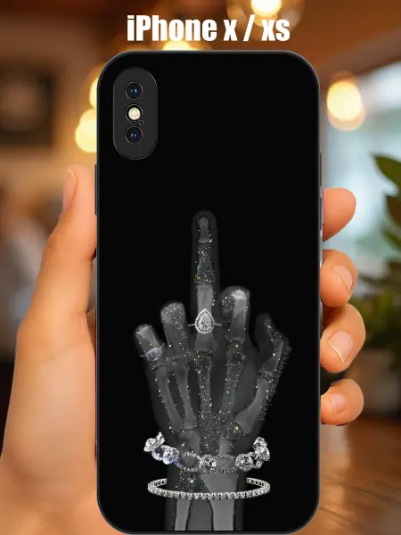 CaseONEshop Чехол на iphone X Xs с принтом рука
