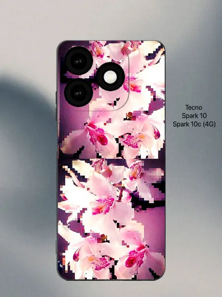 PANCASE Чехол на Tecno Spark 10 с сакурой