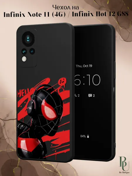 Be Unique Чехол на Infinix Note 11 4G Человек-Паук