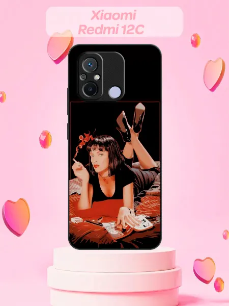 Caseworld Чехол на телефон Xiaomi Redmi 12C редми 12С криминал