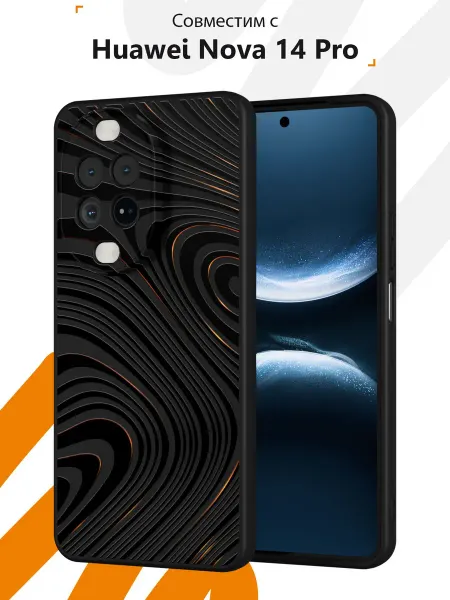 Мобилиус Чехол на Huawei Nova 14 Pro с принтом Абстракция