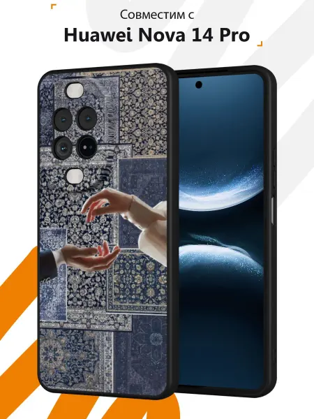 Мобилиус Чехол на Huawei Nova 14 Pro с принтом Ковер
