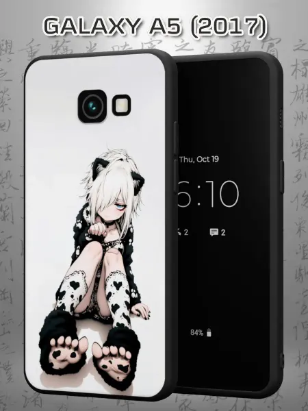 Case Маркет Чехол на Samsung A5 2017 с принтом Девушка Аниме