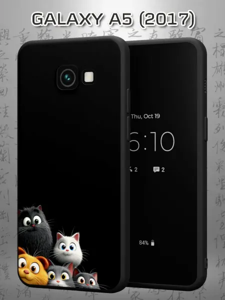 Case Маркет Чехол на Samsung A5 2017 с принтом Котята