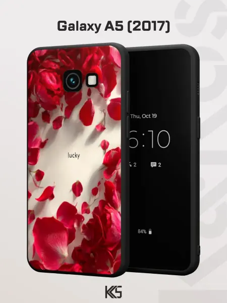 Варибрус Чехол на Samsung A5 2017 с принтом Лепестки роз