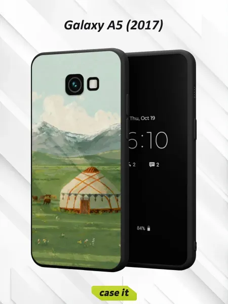 Case it Чехол на Samsung A5 2017с принтом Дом в горах
