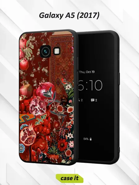 Case it Чехол на Samsung A5 2017с принтом Гранат