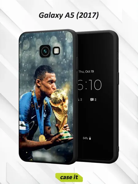 Case it Чехол на Samsung A5 2017с принтом Килиан Мбаппе