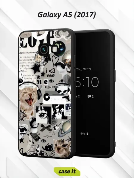 Case it Чехол на Samsung A5 2017с принтом Котик