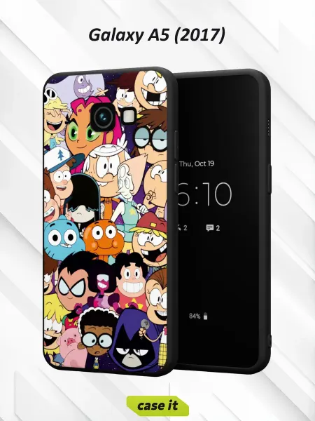 Case it Чехол на Samsung A5 2017с принтом Мультяшки