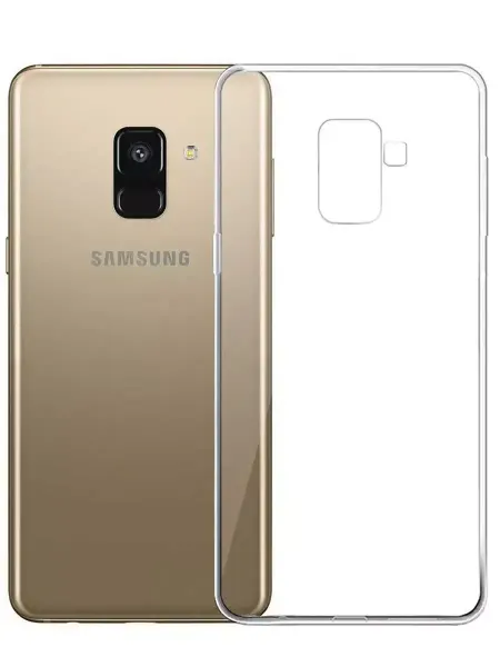 AKS Sale Чехол на Samsung Galaxy A8+ 2018 прозрачный cиликоновый