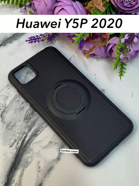 Kambar cases Чехол на телефон Huawei Y5P 2020 с кольцом матовый