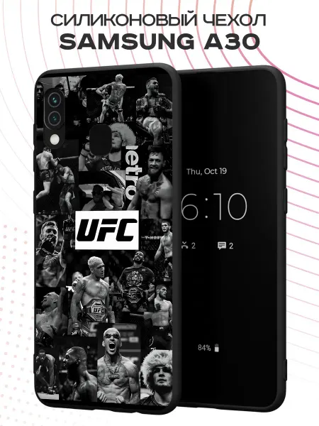 FACTORIA Чехол на Samsung A30 и A20 с принтом UFC