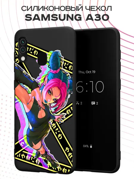 PBl store Чехол на Samsung A30 и A20 с принтом Девушка аниме