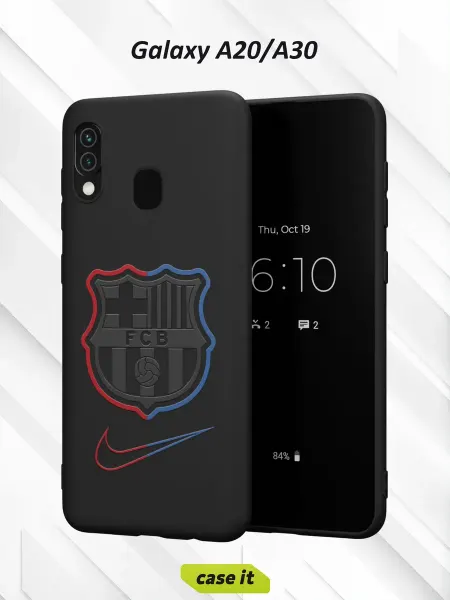 Case it Чехол на Samsung A30 и A20с принтом FC Barcelona