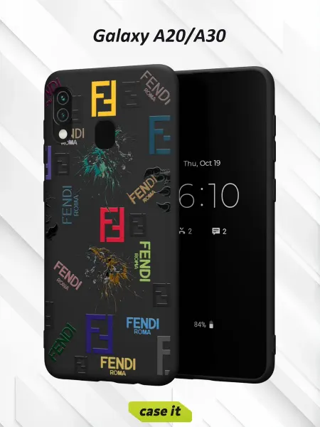Case it Чехол на Samsung A30 и A20с принтом Fendi