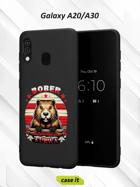 Case it Чехол на Samsung A30 и A20с принтом Бобер