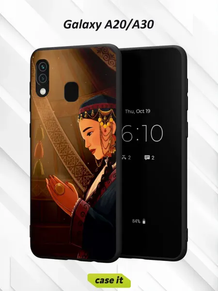 Case it Чехол на Samsung A30 и A20с принтом Девушка
