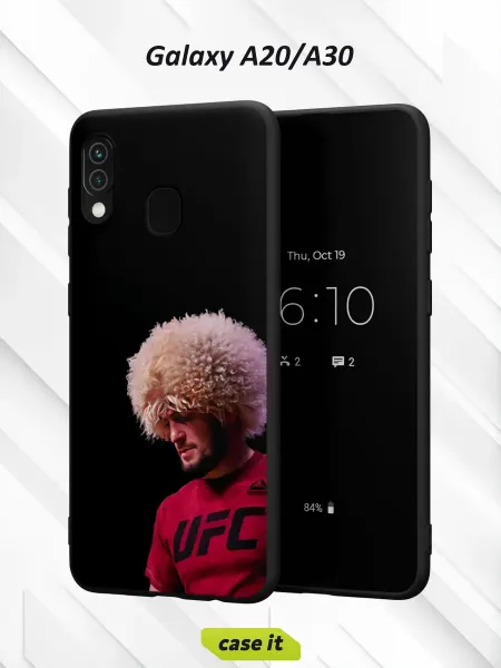 Case it Чехол на Samsung A30 и A20с принтом Хабиб Нурмагомедов