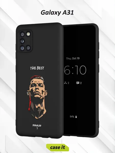 Case it Чехол на Samsung A31с принтом Криштиану Роналду