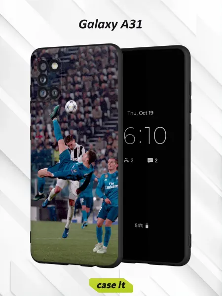 Case it Чехол на Samsung A31с принтом Футбол
